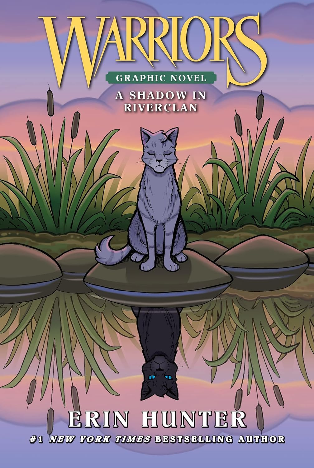 Warriors Graphic Novel Series, Collection Set of 4 Books. A Shadow in Riverclan, Winds of Change, Exile from ShadowClan, A Thief in Thunderclan by Erin Hunter