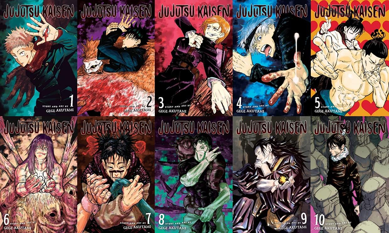 Jujutsu Kaisen Manga Set, Vol. 1-10