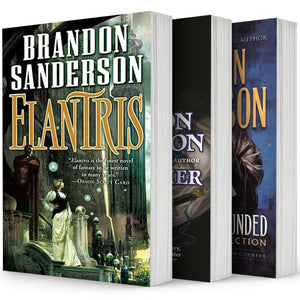 Brandon Sanderson 3 Books Collection Set (Arcanum Unbounded, Elantris, Warbreaker)