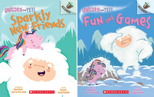 Unicorn and Yeti Volume 1-9, Collection 9 Books Set, Sparkly New Friends, A Good Team, Friends Rock, Cheer Up, Fair and Square, Together, Stuck with You, Fun and Games, Razzle Dazzle, An Acorn Book