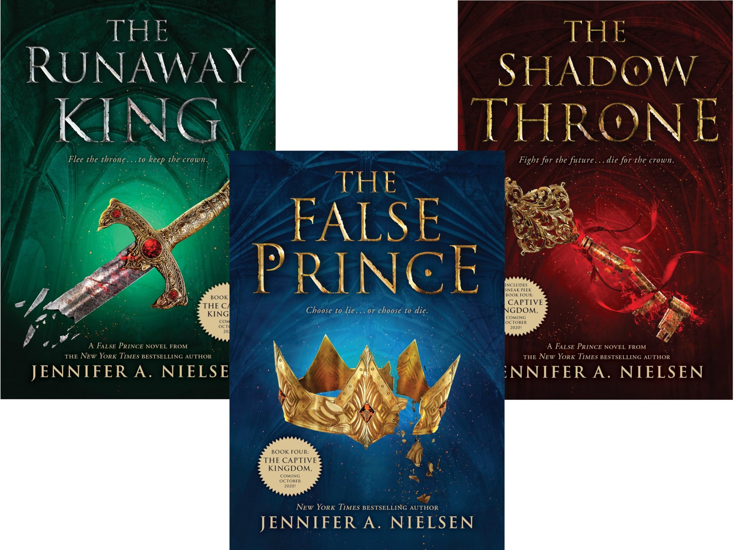 The Ascendance Trilogy Set of 3 Books: The False Prince: Book 1 of the Ascendance Trilogy / The Runaway King: Book 2 of the Ascendance Trilogy / The Shadow Throne: Book 3 of The Ascendance Trilogy