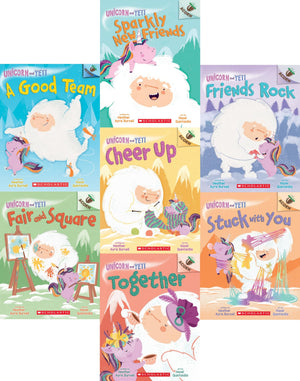 NEW! UNICORN AND YETI Series 7 Books Set