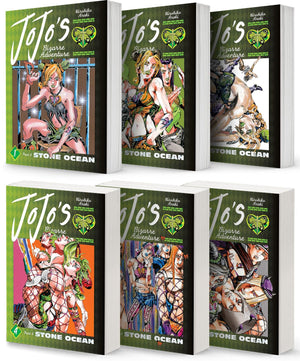 Jojo's Bizarre Adventure: Part 6--Stone Ocean, Vol. 1-6, Collection 6 Books Set, by Hirohiko Araki