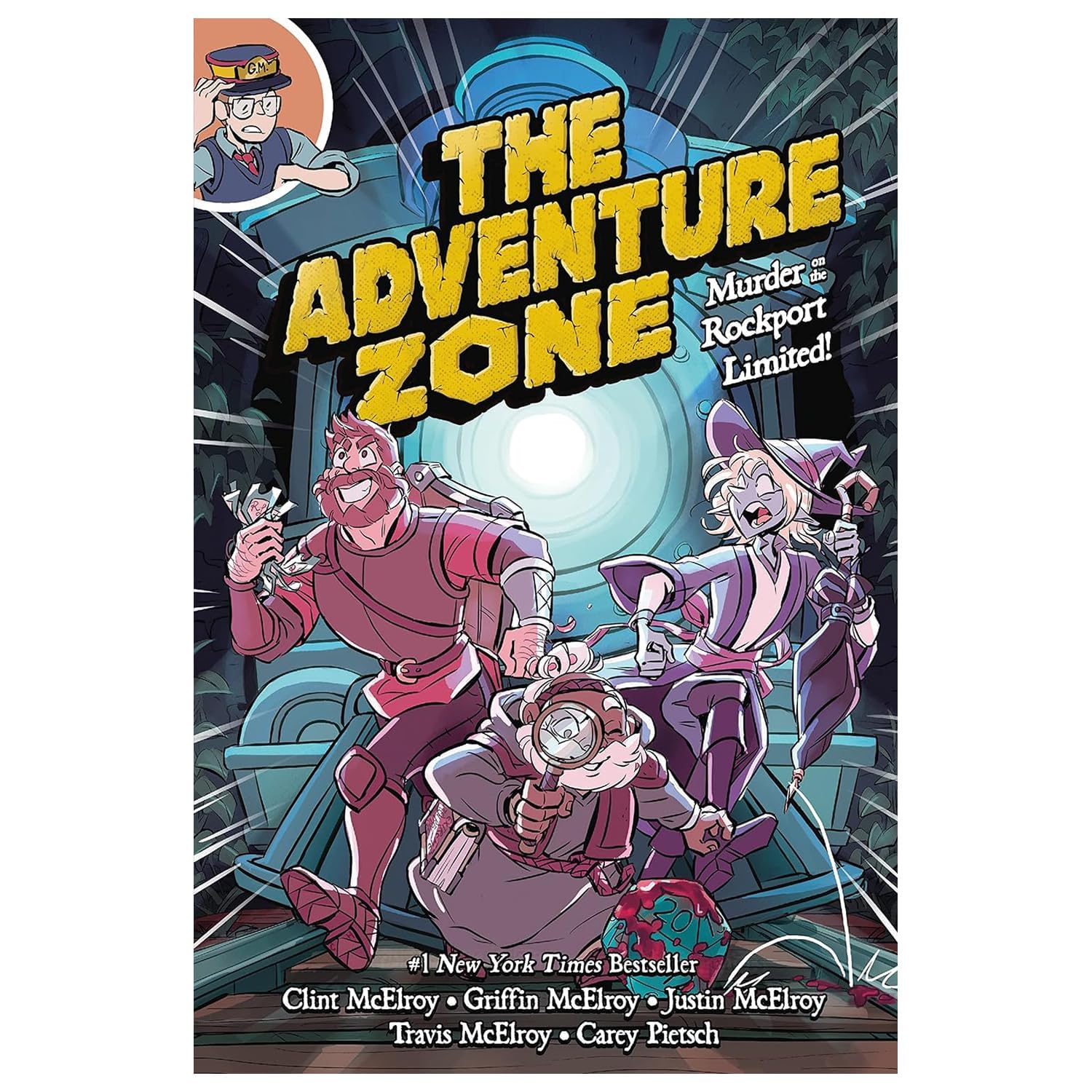 The Adventure Zone Series Set of 5 Books Vol. 1-5 By Clint McElroy. Here There Be Gerblins, Murder on the Rockport Limited!, Petals to the Metal, The Crystal Kingdom, The Eleventh Hour