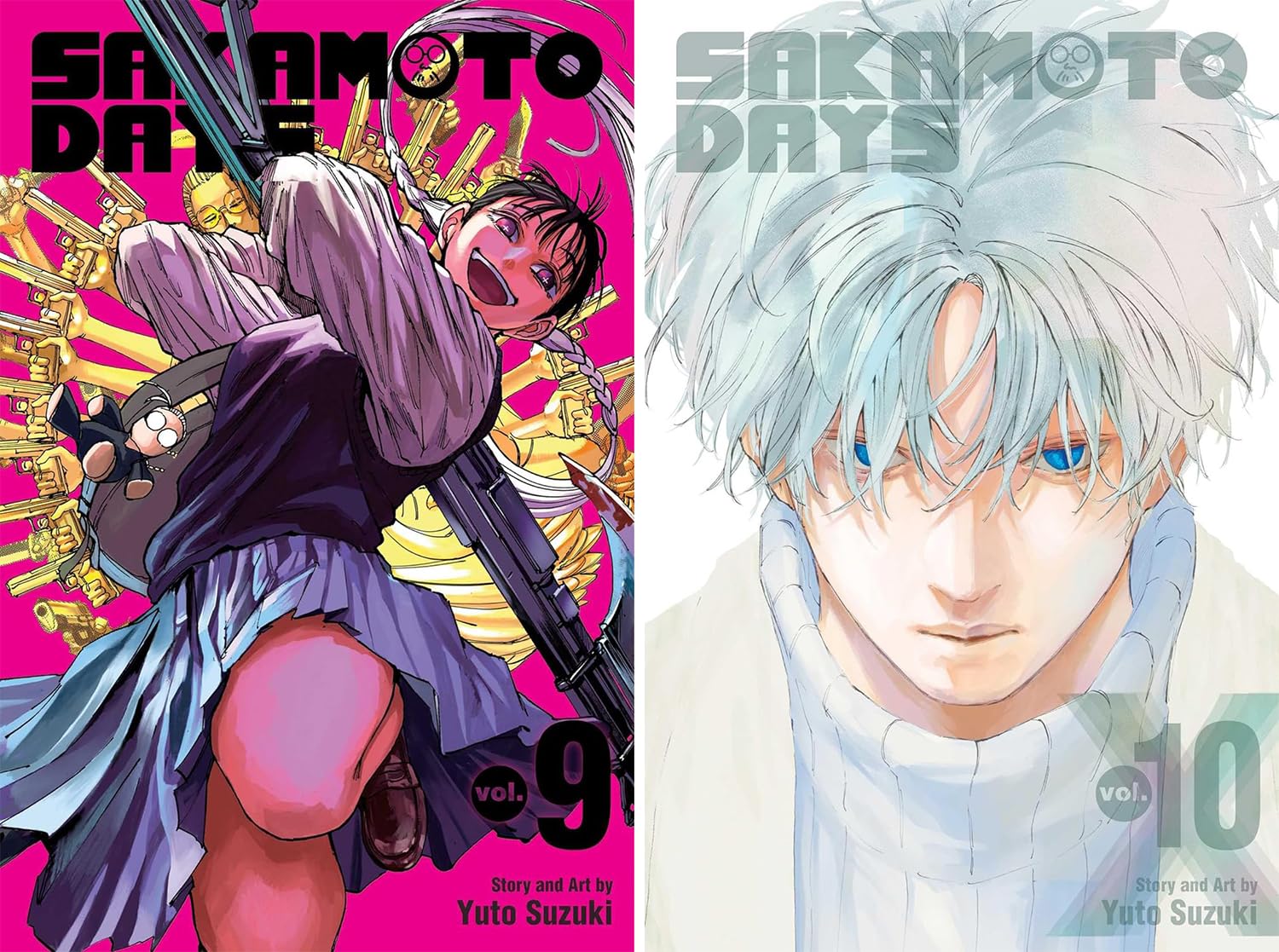 Sakamoto Days Manga 12-book Set Vol.1-12 by Yuto Suzuki