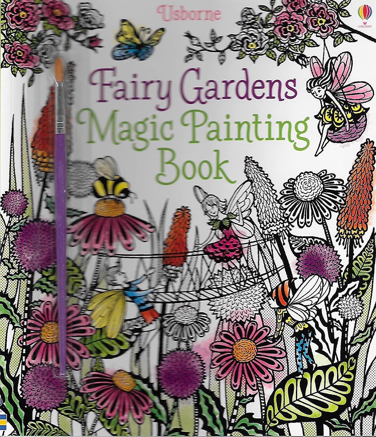 Magic Painting Book 6 Books Collection Pack Set #3 (Cinderella, Dragons, Fairy Gardens, Mermaids, Snow Queen, Unicorns)