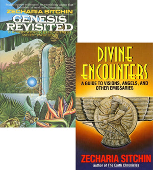 A Complete Zecharia Sitchin Earth Chronicles Nine-Book Series Set, Includes: Twelfth Planet, Stairway to Heaven, War of Gods and Men, Lost Realms, When Time Began, Cosmic Code, End of Days, Genesis Revisited, and Divine Encounters
