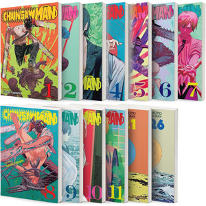 mukawa Chainsaw Man Collection 11 Book Set Volumes 1-11 By Tatsuki Fujimoto