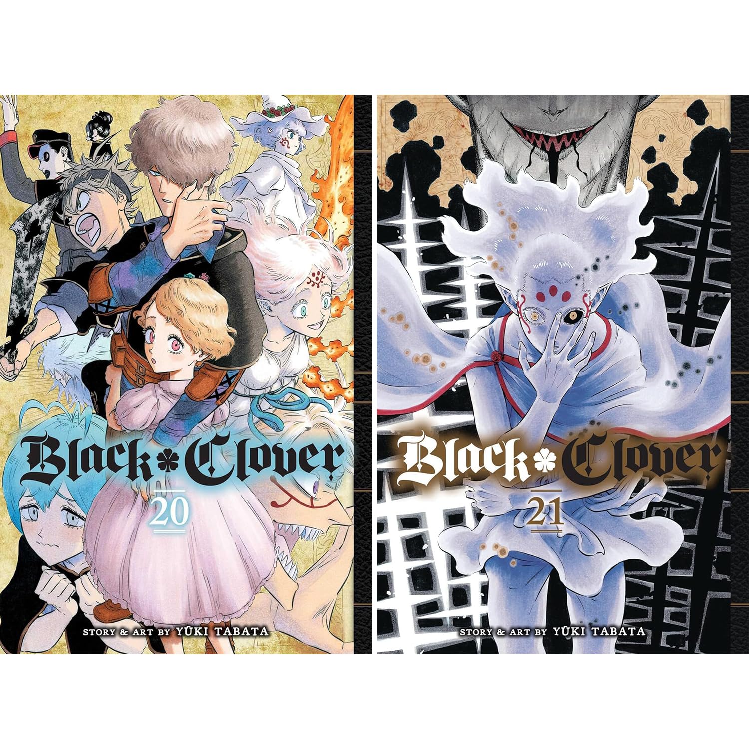 Black Clover Manga Set, Vol. 18-25