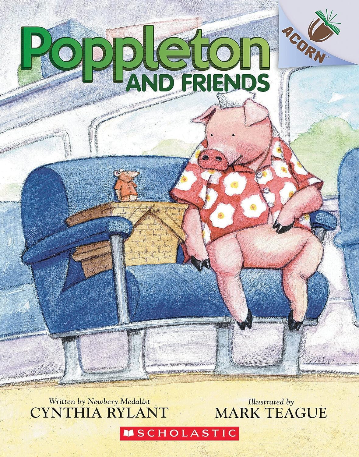 Poppleton Series, 5 Books Set, Poppleton: An Acorn Book, Poppleton and Friends, Poppleton in Summer, Poppleton in Winter, Poppleton in Spring, by Cynthia Rylant