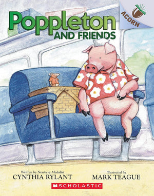 Poppleton Series, 5 Books Set, Poppleton: An Acorn Book, Poppleton and Friends, Poppleton in Summer, Poppleton in Winter, Poppleton in Spring, by Cynthia Rylant