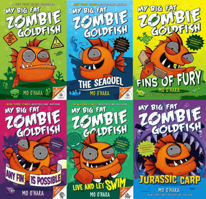My Big Fat Zombie Goldfish 6 Book Series, The Sequel, Fins of Fury, Any Fin is Possible, Live and Let Swim, Jurassic Carp
