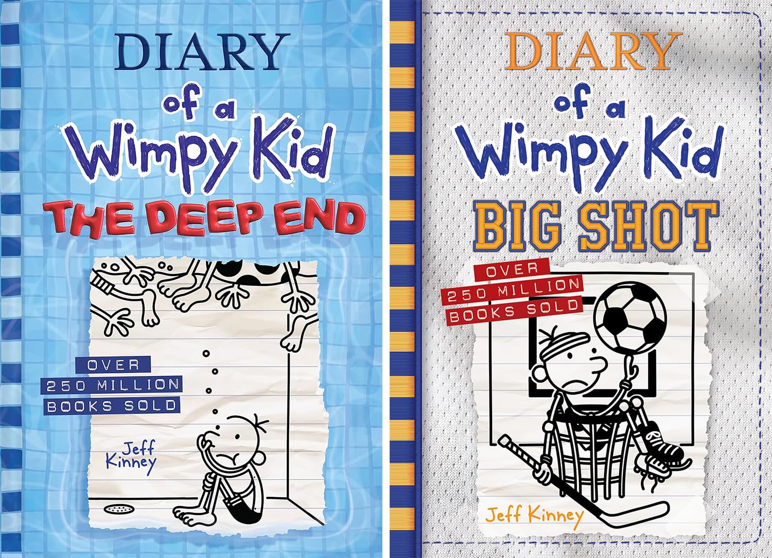 Diary of a Wimpy Kid Volume 11-20, Double Down, The Getaway, The Meltdown, Wrecking Ball, The Deep End, Big Shot, Diper Överlöde, No Brainer, Hot ... 10 Books Collection Set, by Jeff Kinney