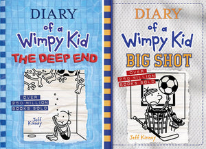 Diary of a Wimpy Kid Volume 11-20, Double Down, The Getaway, The Meltdown, Wrecking Ball, The Deep End, Big Shot, Diper Överlöde, No Brainer, Hot ... 10 Books Collection Set, by Jeff Kinney