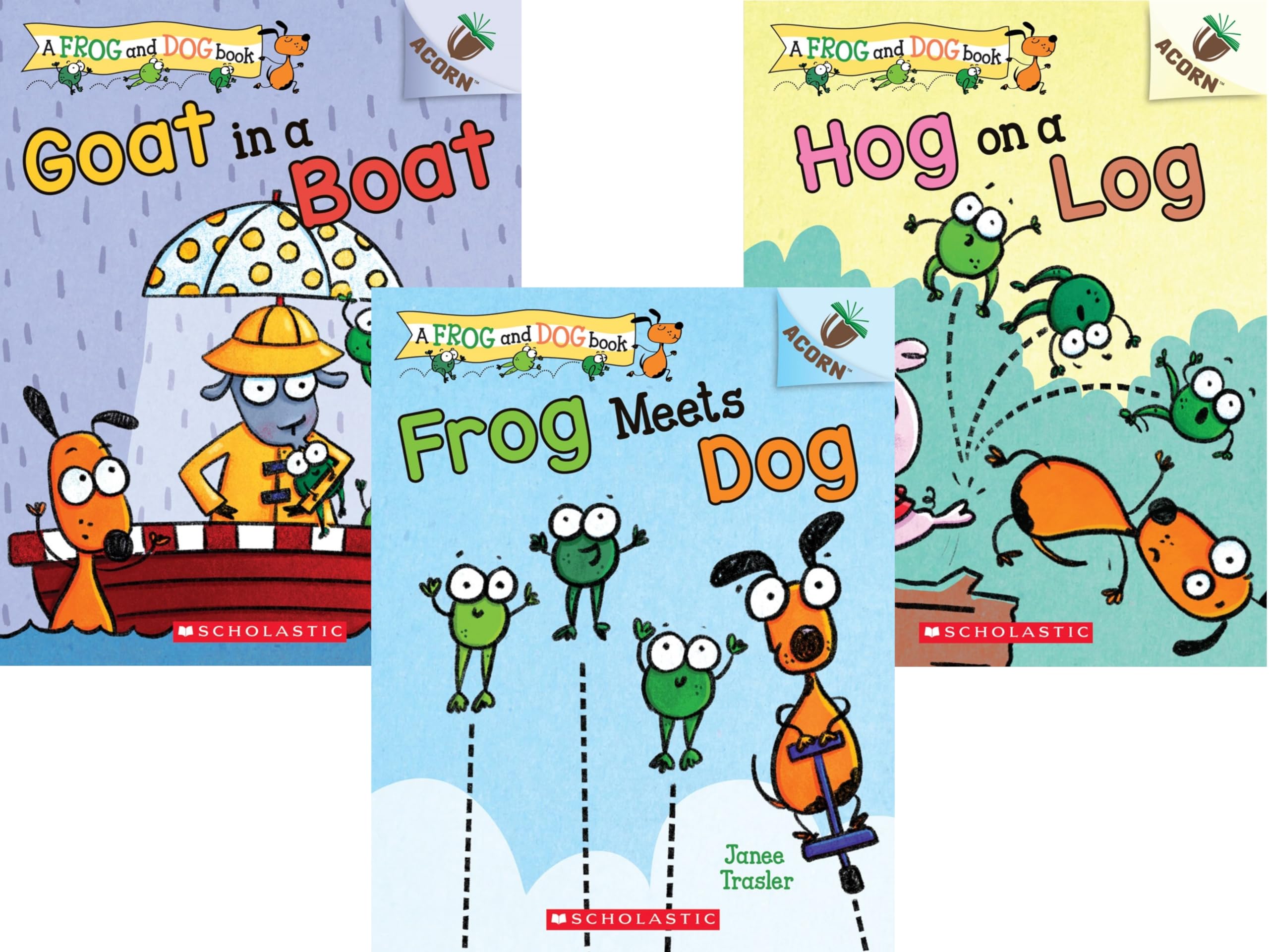 'A Frog and Dog Book' Series 3 Acorn Books Set