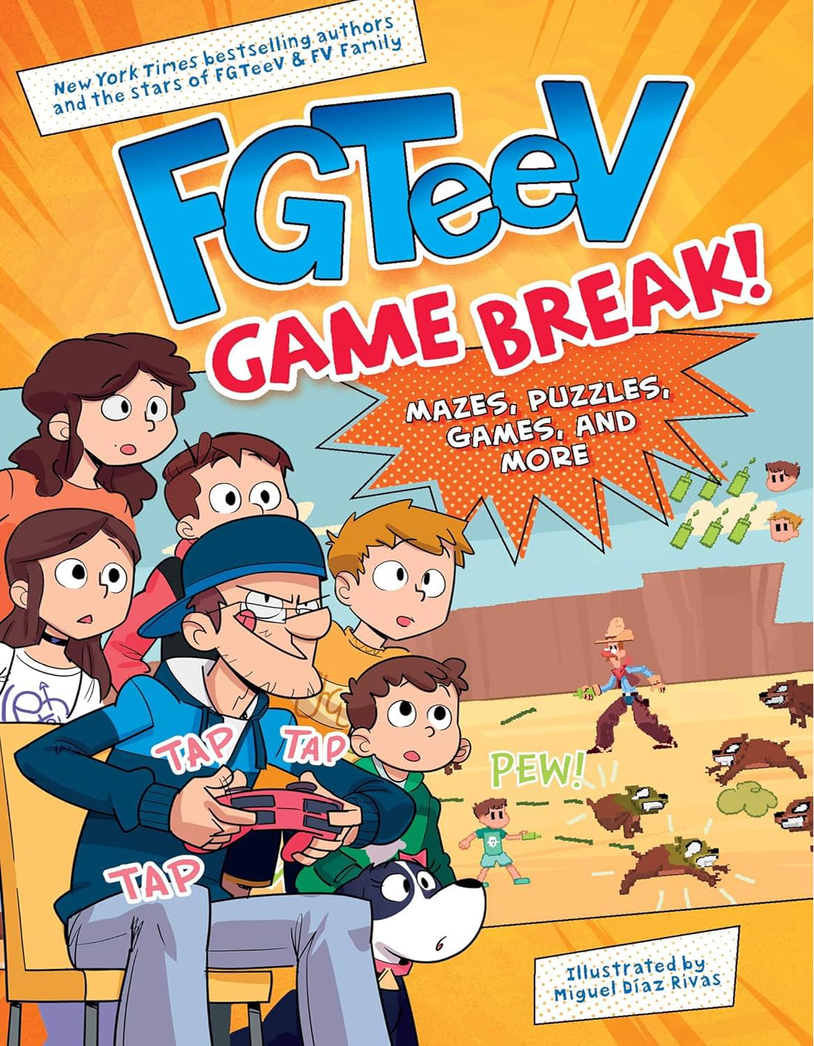 Collection 5 Books Series of FGTeeV. Into the Game! Game Break! Saves the World! Out of Time! Blasts Off! by FGTeeV