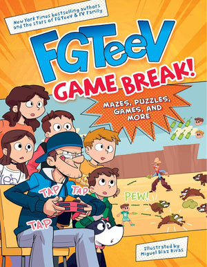 Collection 5 Books Series of FGTeeV. Into the Game! Game Break! Saves the World! Out of Time! Blasts Off! by FGTeeV