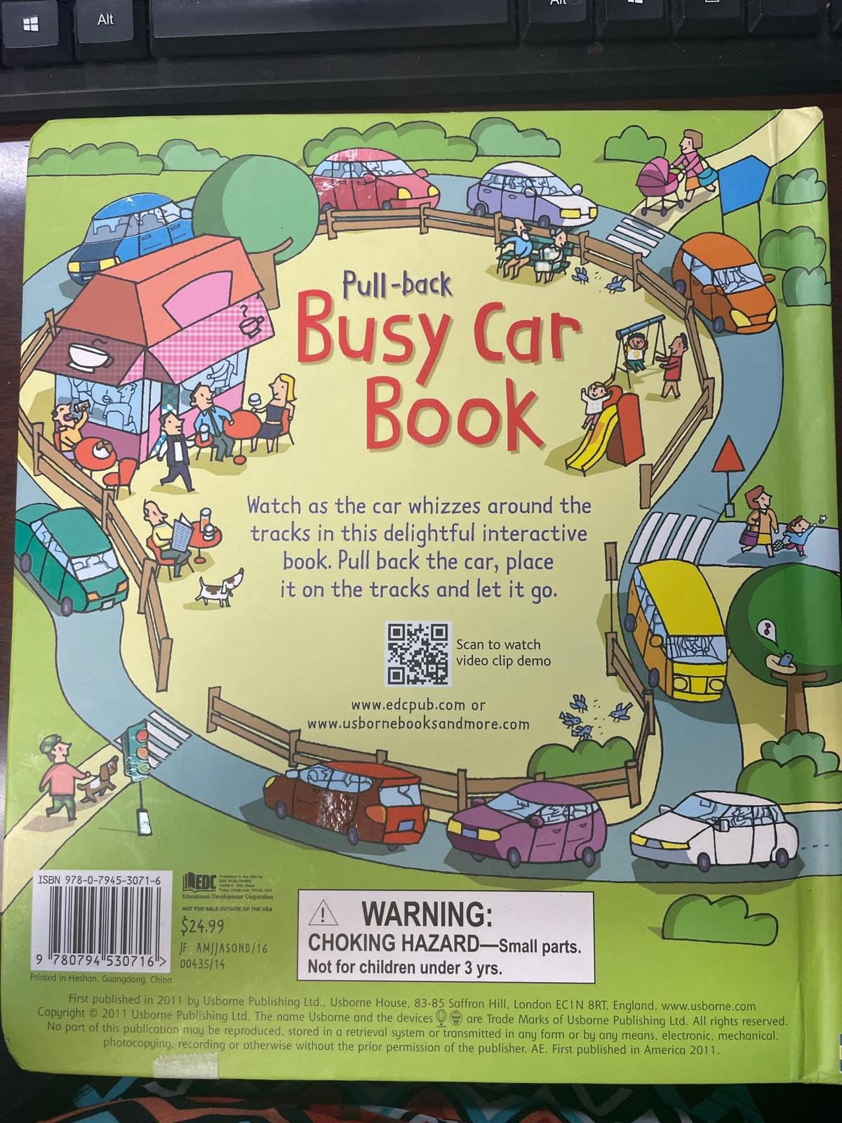 Pull-Back Busy Car Book (Pull-back Books)