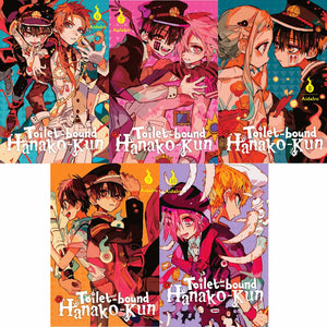 Toilet-Bound Hanako-Kun Series 5 book set #2 Vol. 6 - 10 by Aidairo