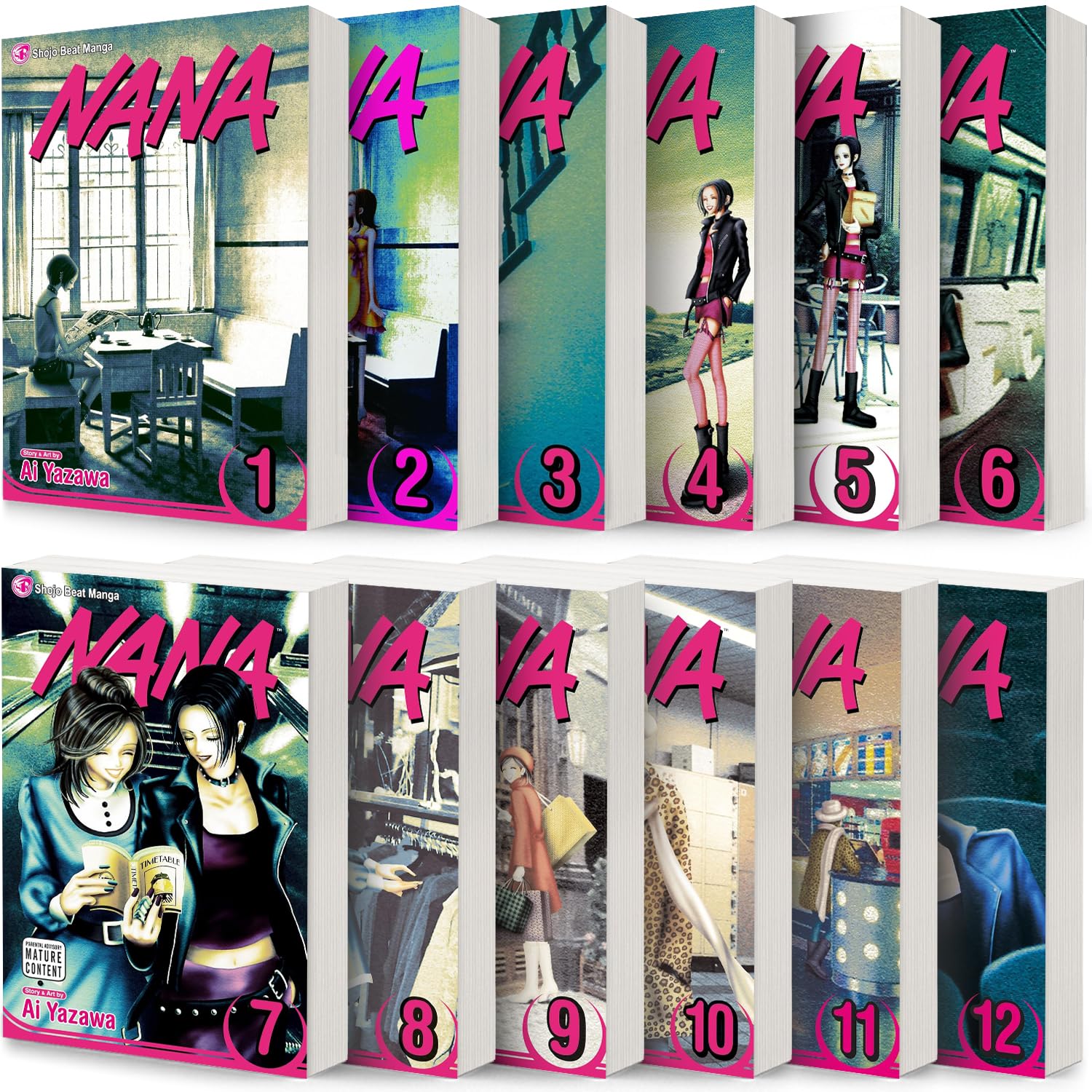 Nana Volume 1-12 Collection 12 Books Set by Ai Yazawa
