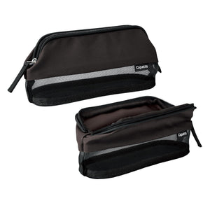 KOKUYO Mesh Pencil Holder Pouch, Black (F-VBF151D)