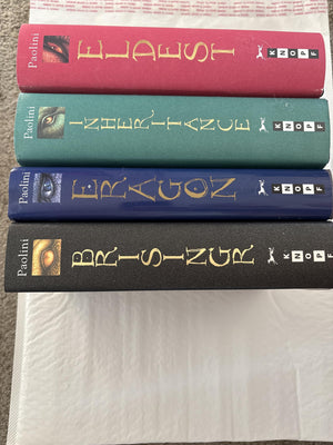 Christopher Paolini Inheritance Cycle 4 Book Set: Eragon, Eldest, Brisingr, Inheritance by Christopher Paolini (2010-05-03)