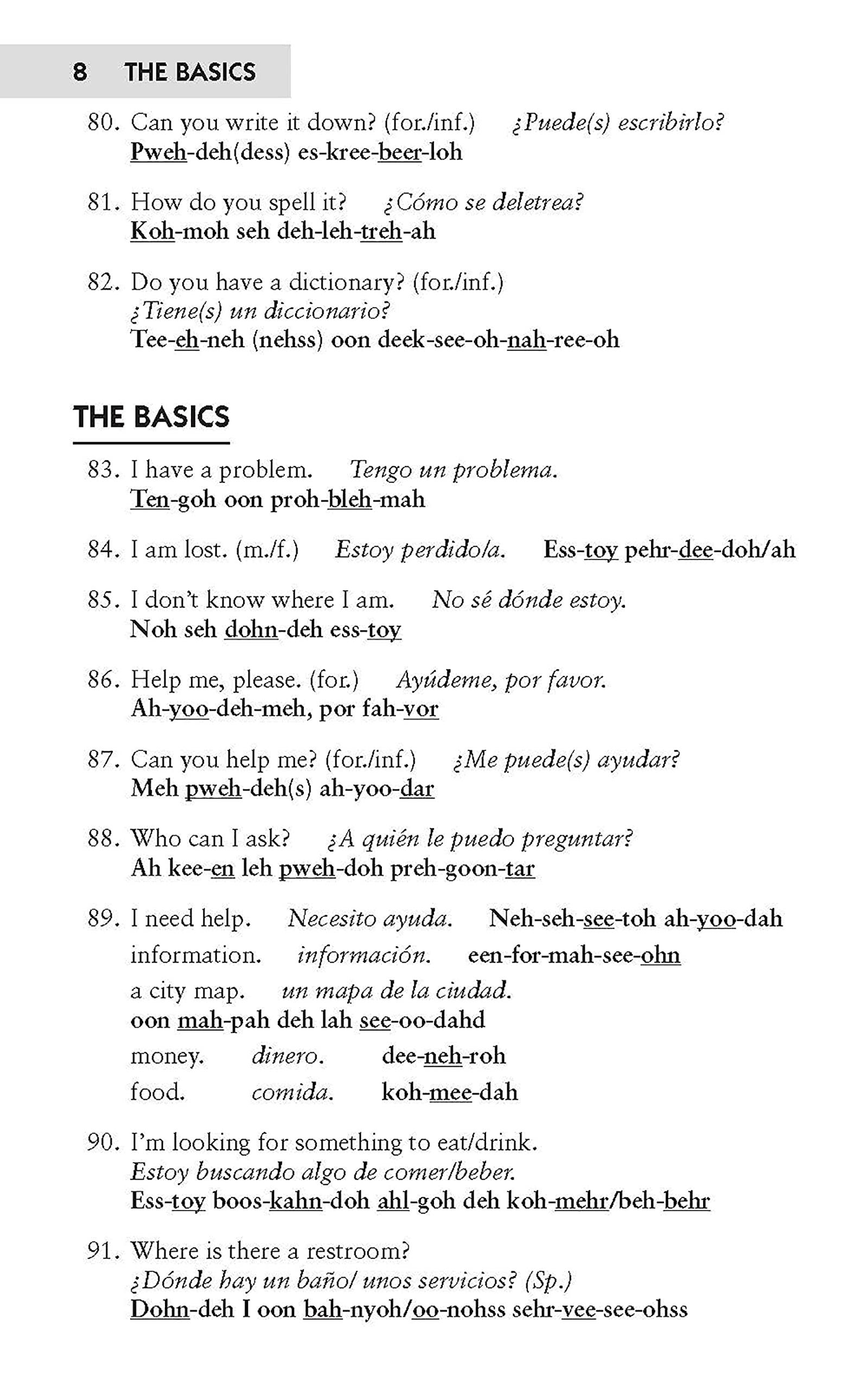 Easy Spanish Phrase Book NEW EDITION: Over 700 Phrases for Everyday Use (Dover Language Guides Spanish)