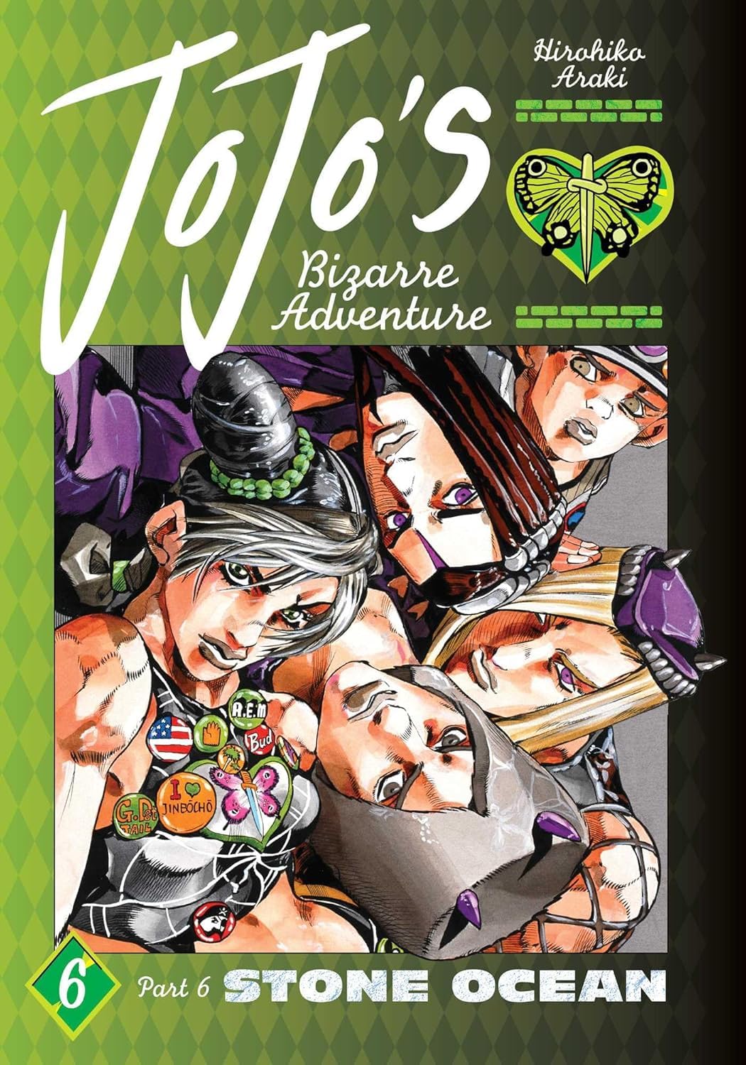 Jojo's Bizarre Adventure: Part 6--Stone Ocean, Vol. 1-6, Collection 6 Books Set, by Hirohiko Araki