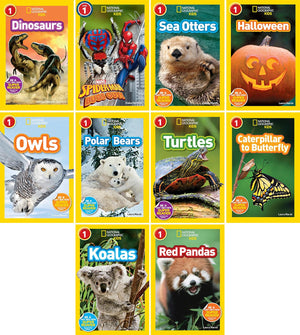National Geographic Kids Readers, Level 1 Series, 10 Books Collection Set, National Geographic Kids Explore! - Paperback