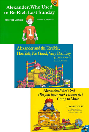 Alexander 3-Book Set: Alexander and the Terrible, Horrible, No Good, Very Bad Day; Alexander Who's Not (Do You Hear Me? I Mean It!) Going to Move; and Alexander Who Used to Be Rich Last Sunday