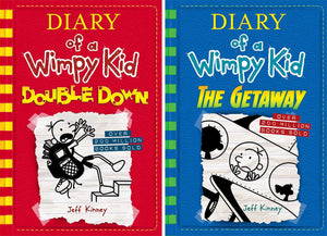 Diary of a Wimpy Kid Volume 11-20, Double Down, The Getaway, The Meltdown, Wrecking Ball, The Deep End, Big Shot, Diper Överlöde, No Brainer, Hot ... 10 Books Collection Set, by Jeff Kinney