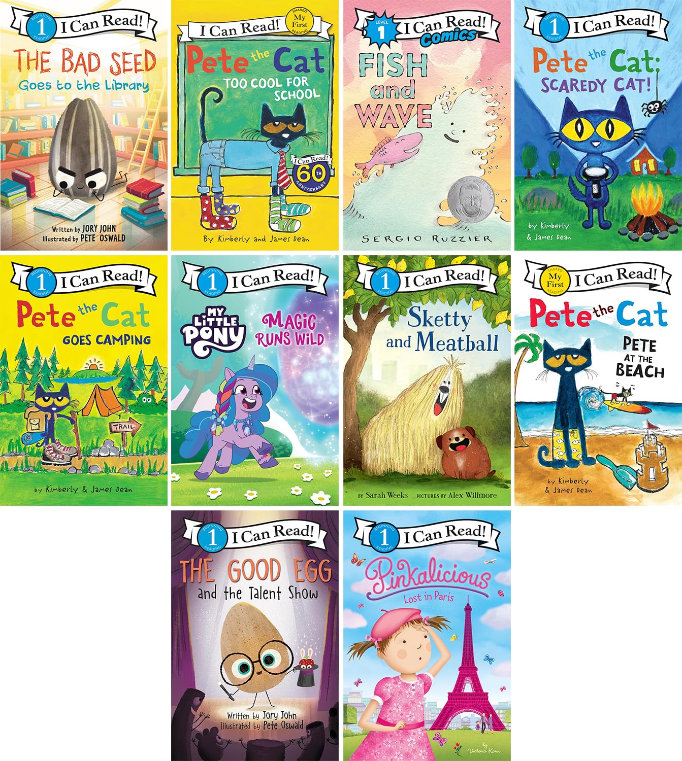 I Can Read Level 1, My First I Can Read, 10 Books Set
