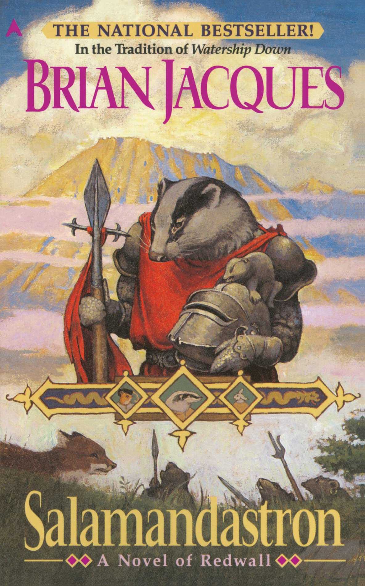 Brian Jacques Redwall Series 1-6 (Redwall, Mossflower, Mattimeo, Mariel of Redwall, Salamandastron, Martin the Warrior)