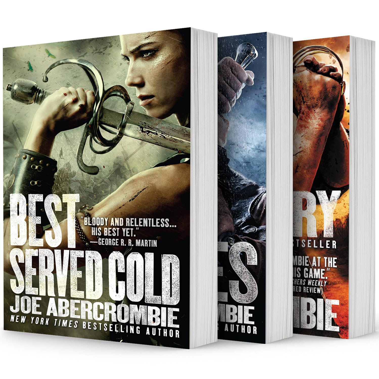 World of the First Law Series by Joe Abercrombie, 3 Books Set: Best Served Cold |The Heroes | Red Country