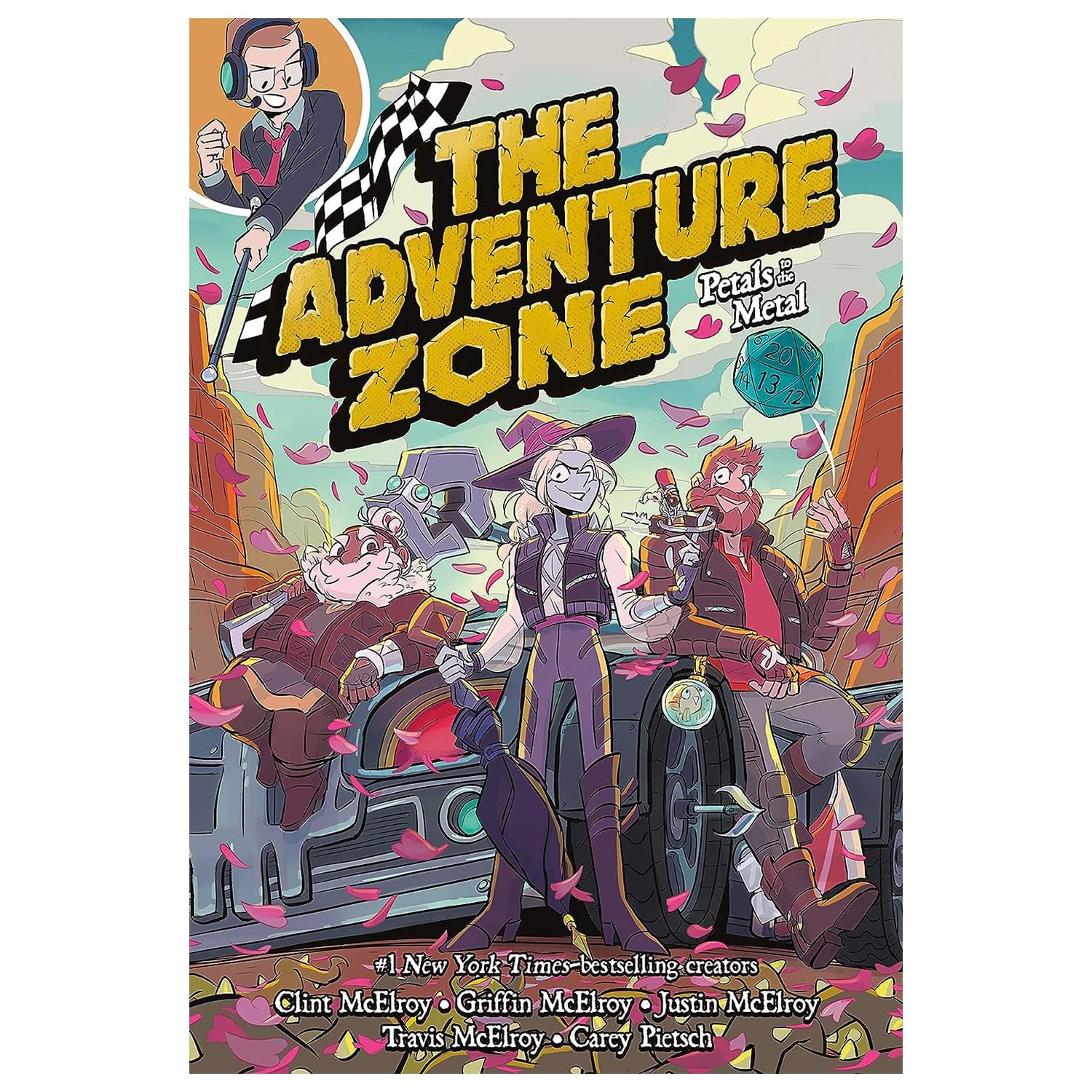 The Adventure Zone Series Set of 5 Books Vol. 1-5 By Clint McElroy. Here There Be Gerblins, Murder on the Rockport Limited!, Petals to the Metal, The Crystal Kingdom, The Eleventh Hour