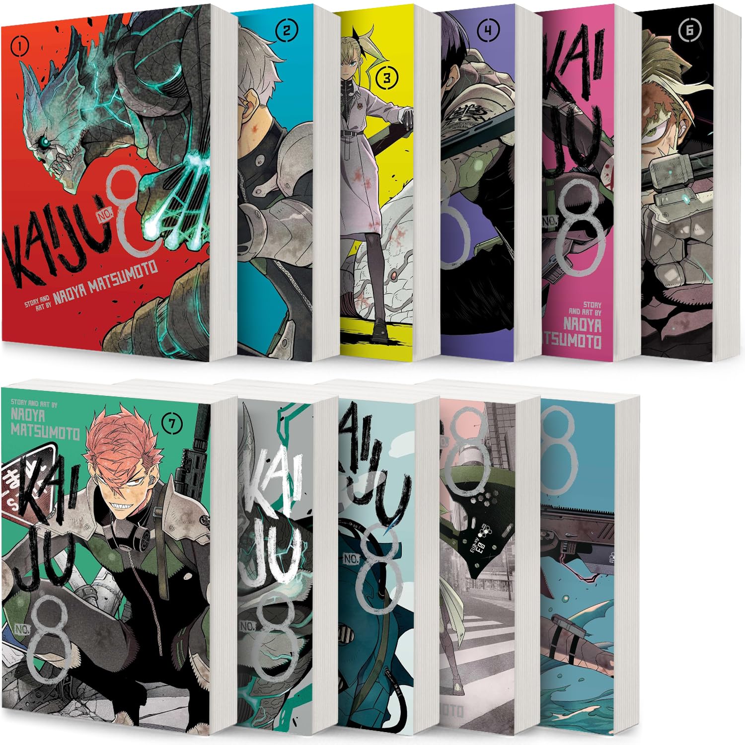 Kaiju No. 8, Vol. 1-11, 11 Books Set, by Naoya Matsumoto