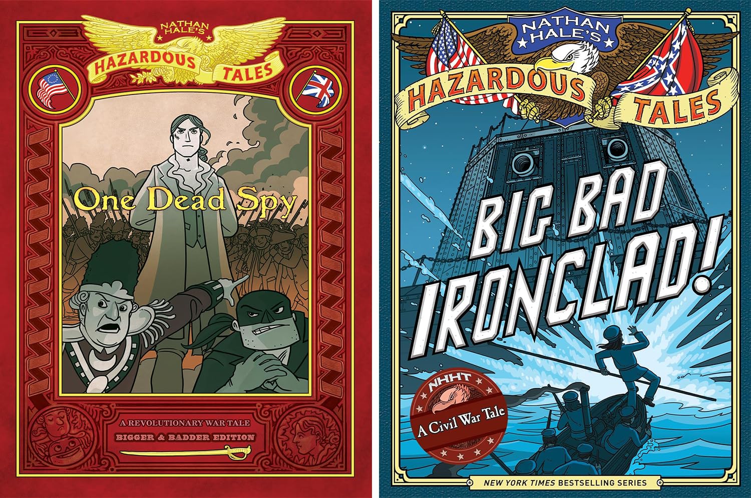 Nathan Hale's Hazardous Tales Series, Vol. 1-12 Collection Set of 12 Books by Nathan Hale