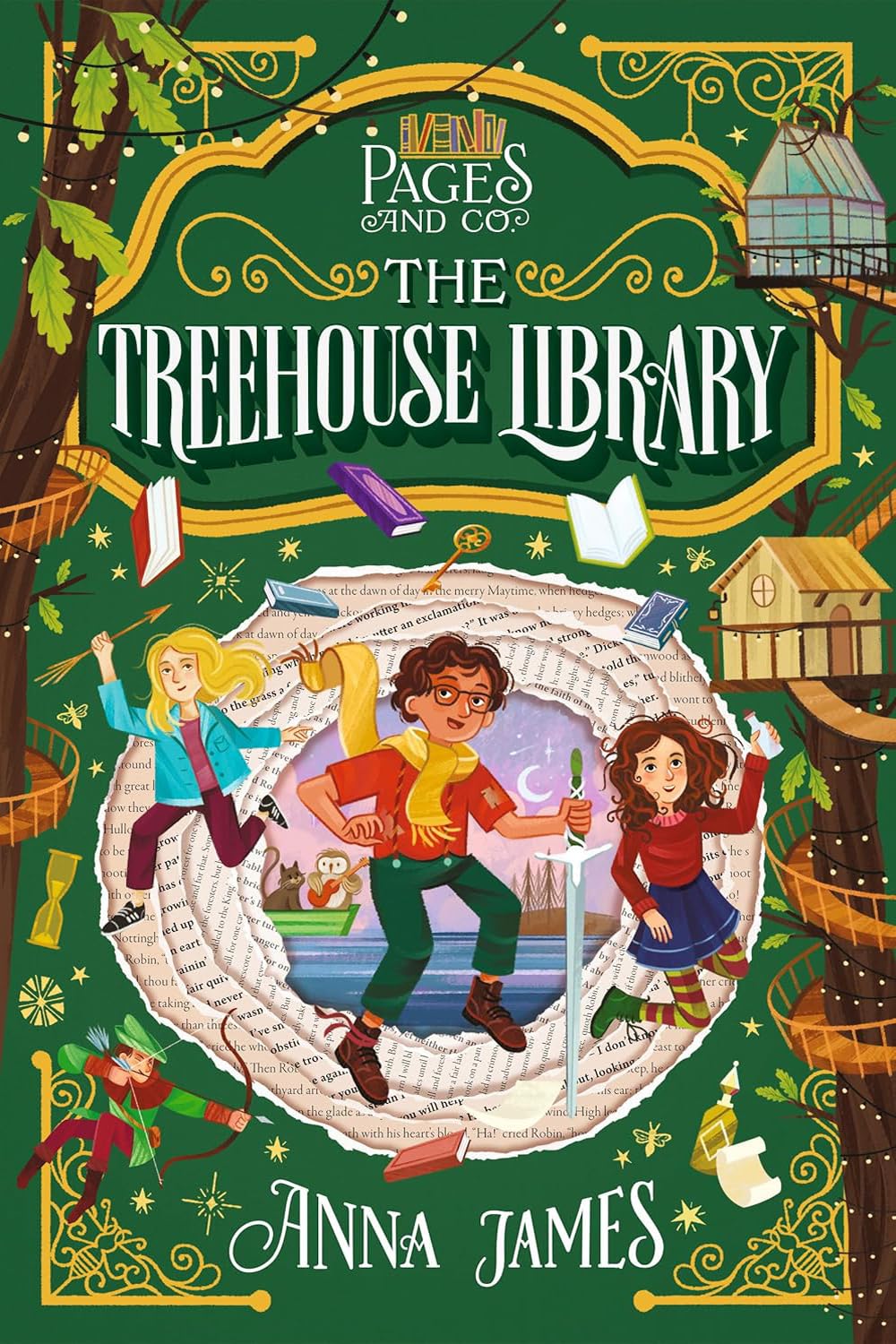 Pages & Co. Series, 6 Books Collection Set, The Bookwanderers, The Lost Fairy Tales, The Map of Stories, The Book Smugglers, The Treehouse Library, The Last Bookwanderer, by Anna James