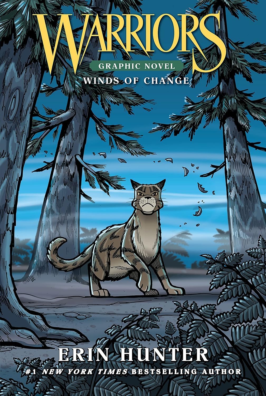 Warriors Graphic Novel Series, Collection Set of 4 Books. A Shadow in Riverclan, Winds of Change, Exile from ShadowClan, A Thief in Thunderclan by Erin Hunter