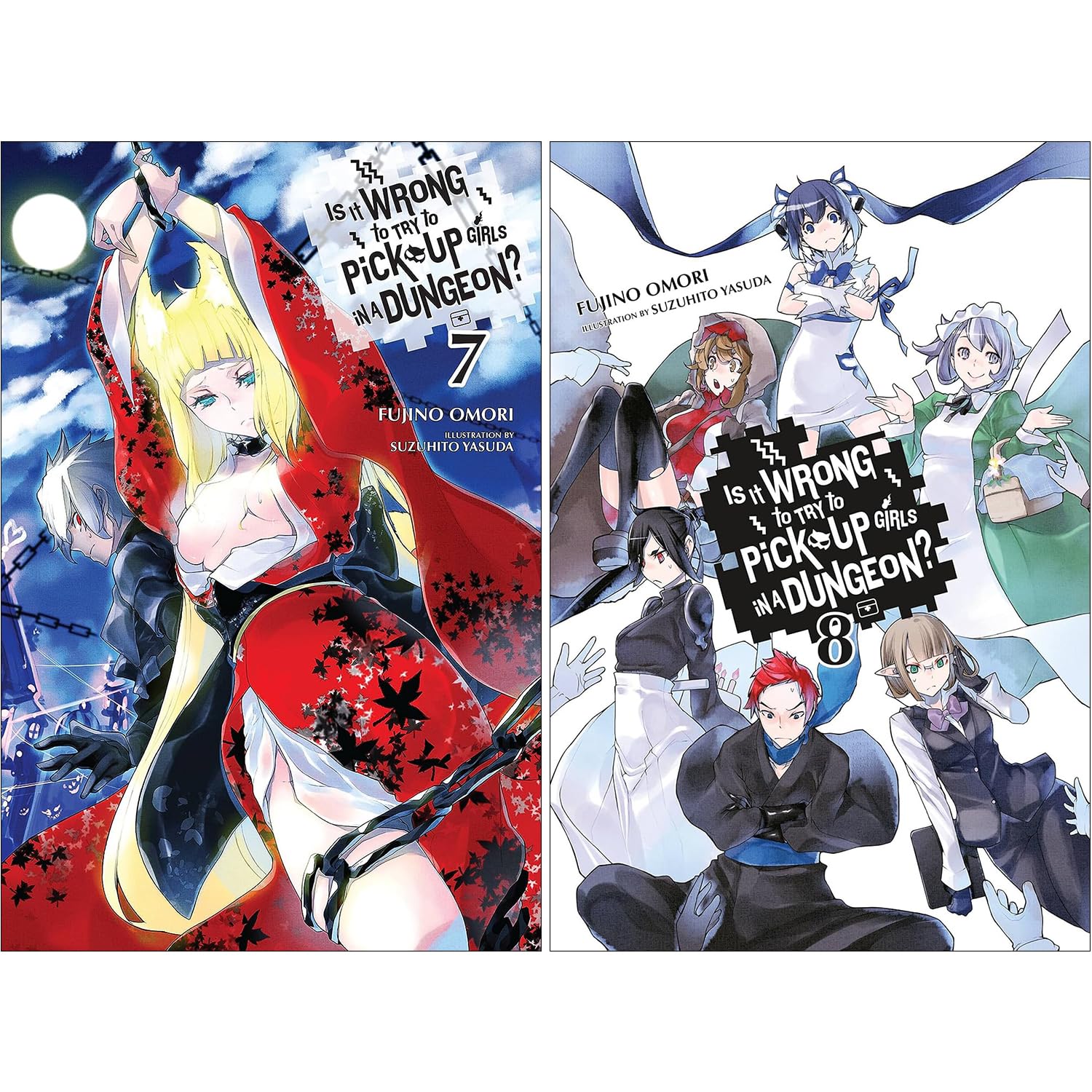 Is It Wrong to Try to Pick up Girls in a Dungeon? Light Novel Set Vol.1-10