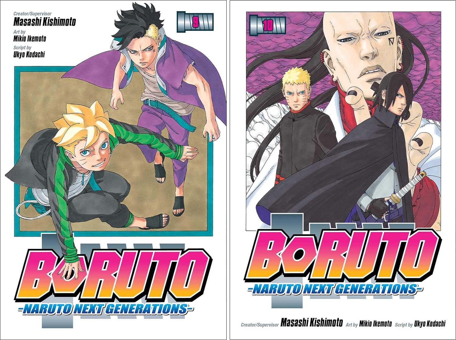Boruto: Naruto Next Generations Series, Set of 15 Books (Vol. 1 - Vol. 15) by Ukyo Kodachi