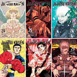 Jujutsu Kaisen Complete Manga Series Set (Vol 0–30 + Guide) 32 Books Collection by Gege Akutami