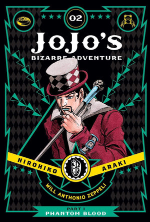 Jojos Bizarre Adventure Part 1: Phantom Blood Vol 1-3 Books Collection Set