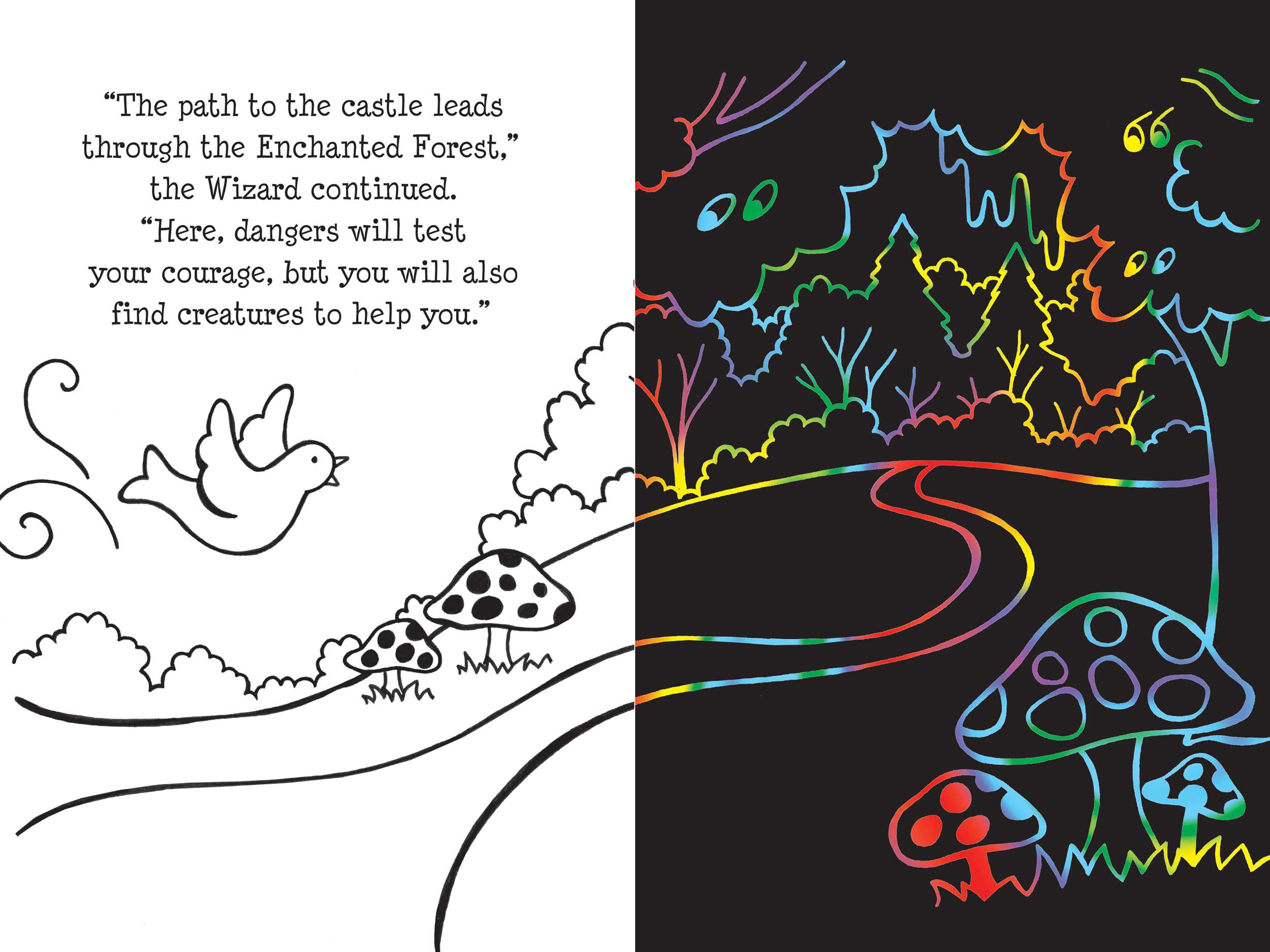 Enchanted Forest Scratch and Sketch (An Art Activity Book for Artistic Wizards of All Ages)