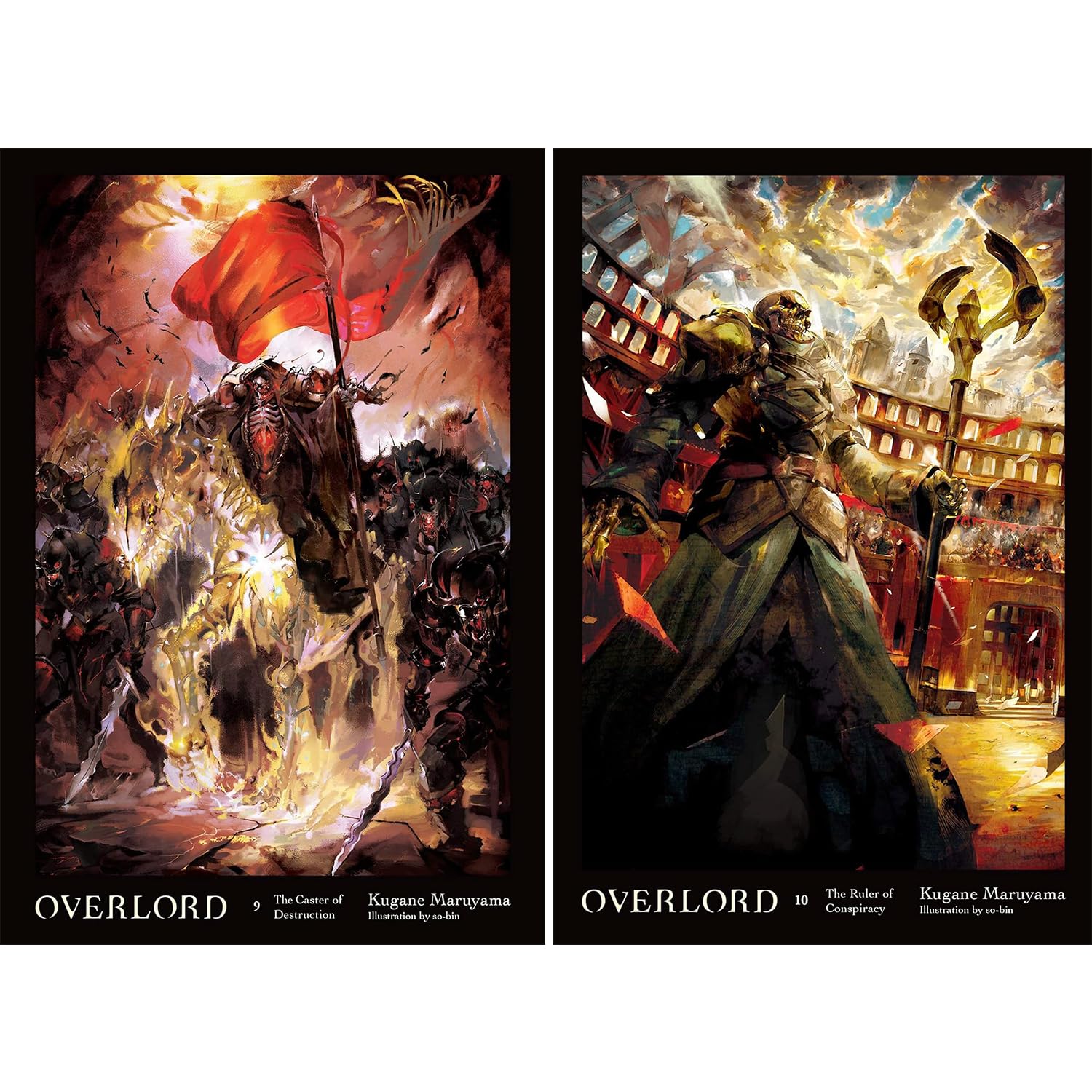 Overlord Light Novel Set 1-16 by Kugane Maruyama