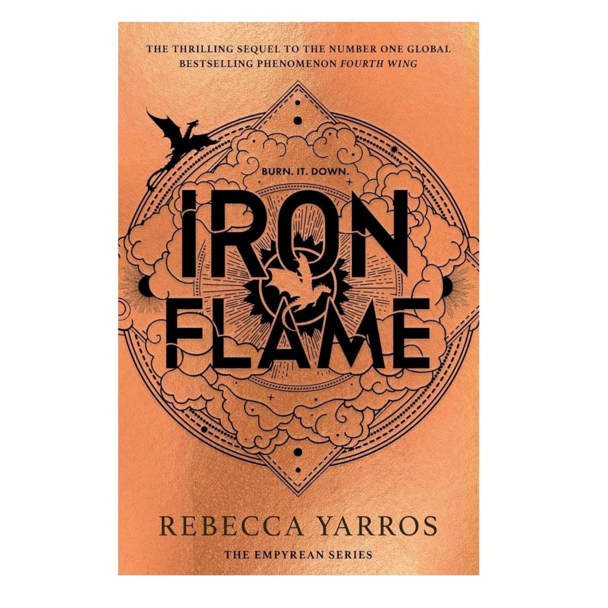 Empyrean Series by Rebecca Yarros – 3-Book Deluxe Hardcover Collection Set (Fourth Wing, Iron Flame & Onyx Storm) with Sprayed Edges