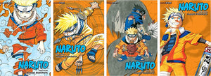 Naruto 3-in-1 Edition Manga Set Vol. 1-12 by Masashi Kishimoto