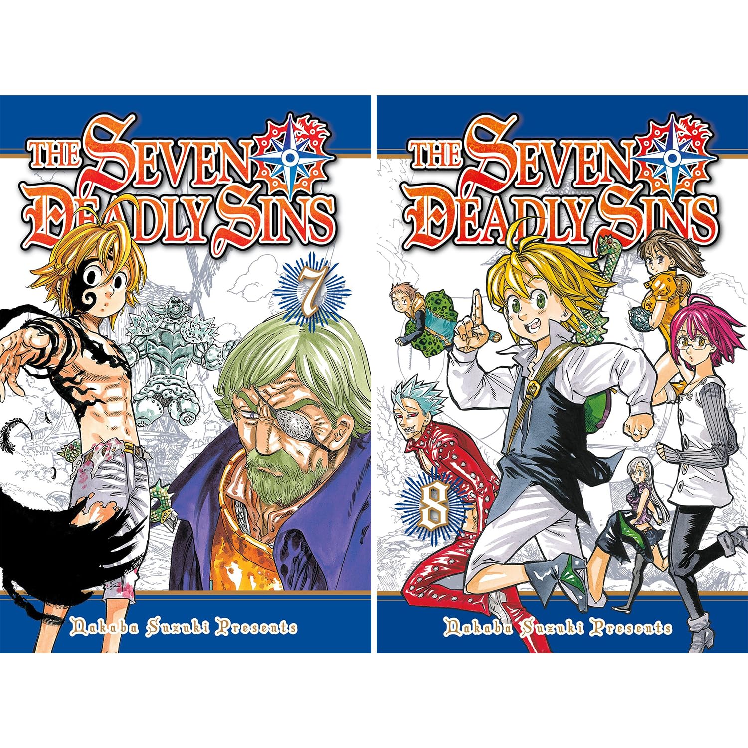 Seven Deadly Sins Series Vol(1 to 10) 10 Books Collection Set by Nakaba Suzuki