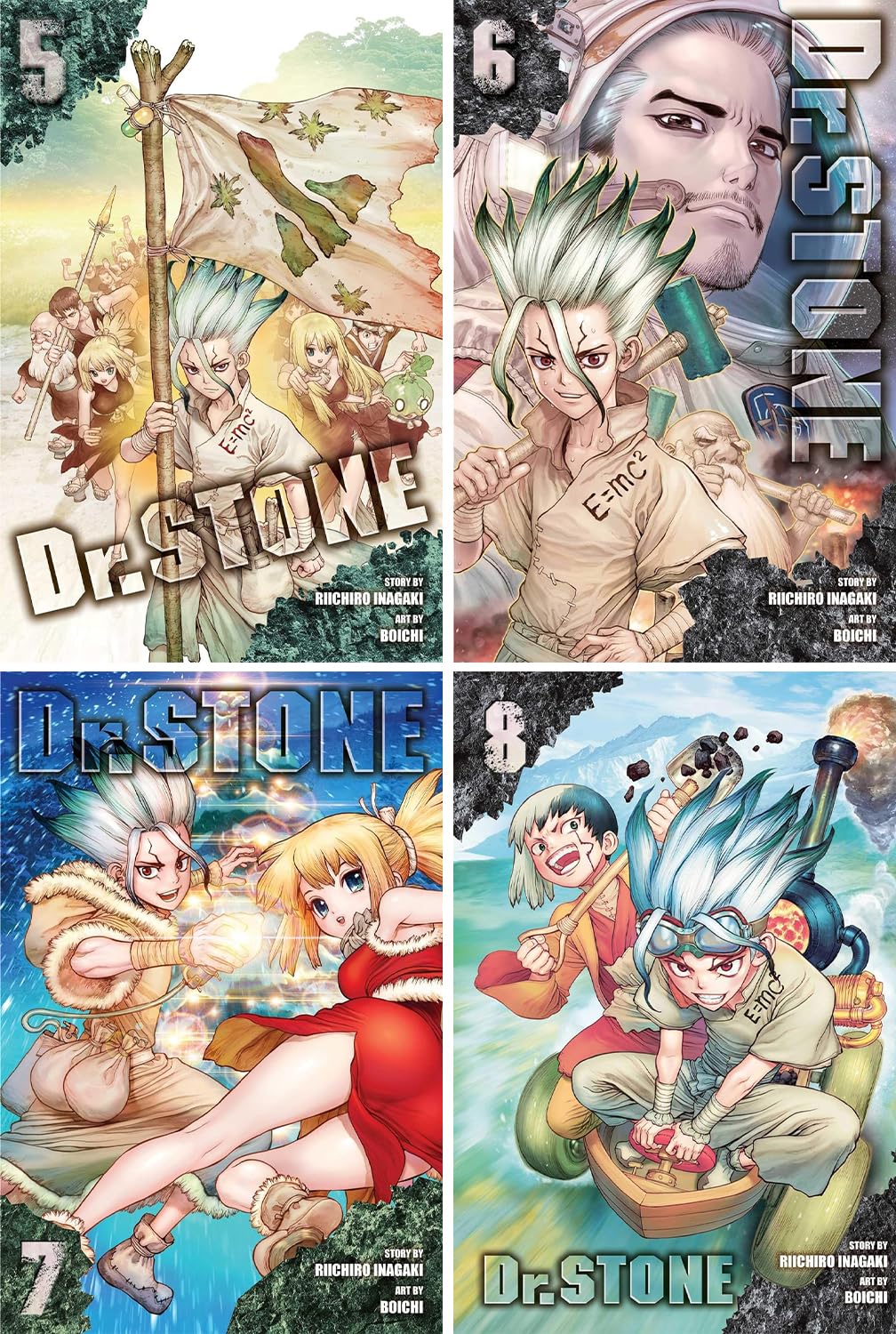 Dr. STONE Manga, Set of 26 Books. Vol. 1-26