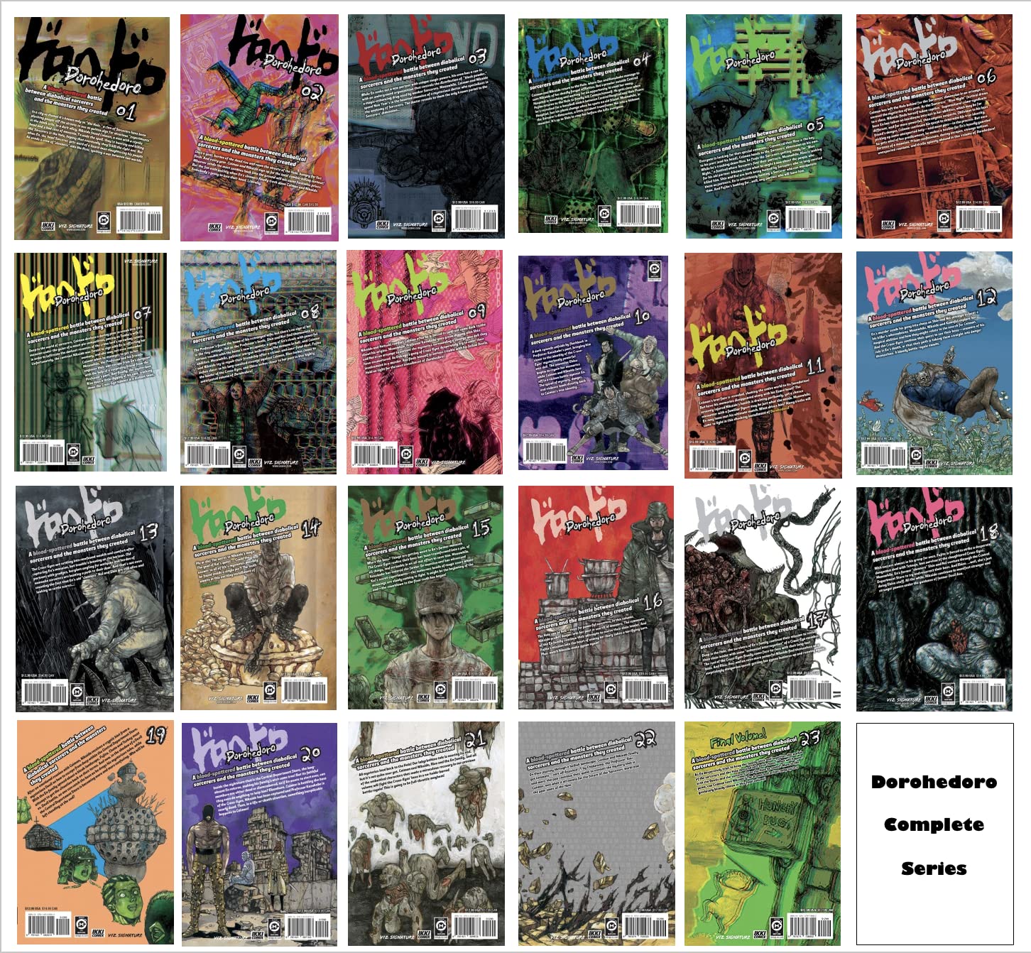 Dorohedoro Complete Manga Collection Vol. 1-23 Bundle Set